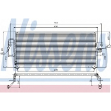 94361 NISSENS Конденсатор, кондиционер