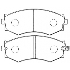 PN-2176 JNBK Колодки тормозные