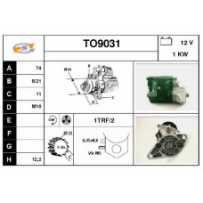 TO9031 SNRA Стартер