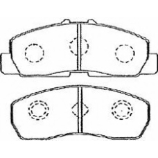 F1N005 AISIN Комплект тормозных колодок, дисковый тормоз