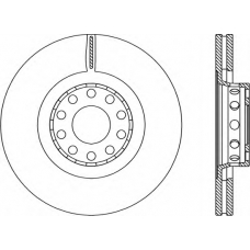 BDR2206.20 OPEN PARTS Тормозной диск