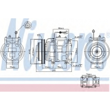 89119 NISSENS Компрессор, кондиционер