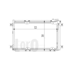 050-016-0001 LORO Конденсатор, кондиционер