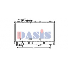 210139N AKS DASIS Радиатор, охлаждение двигателя