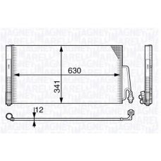 350203722000 MAGNETI MARELLI Конденсатор, кондиционер