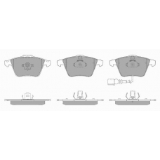 868.2 SIMER Комплект тормозных колодок, дисковый тормоз