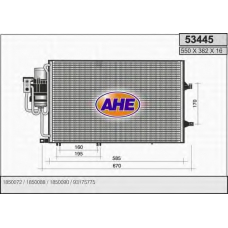 53445 AHE Конденсатор, кондиционер