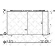 10-26243-SX STELLOX Радиатор, охлаждение двигателя