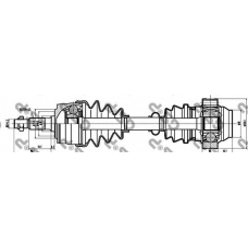 235011 GSP Приводной вал
