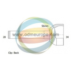 12-080660 ODM-MULTIPARTS Шарнирный комплект, приводной вал