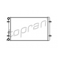 112 325 TOPRAN Радиатор, охлаждение двигателя