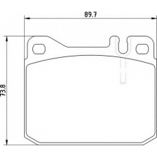 363710204141 MAGNETI MARELLI Комплект тормозных колодок, дисковый тормоз