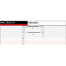 DRL672 DELCO REMY Комплект проводов зажигания