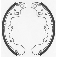 BS753 QUINTON HAZELL Комплект тормозных колодок