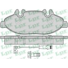 05P1228 LPR Комплект тормозных колодок, дисковый тормоз