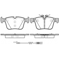 P14163.20 WOKING Комплект тормозных колодок, дисковый тормоз