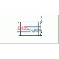 0991301 KUHLER SCHNEIDER Теплообменник, отопление салона