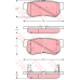 GDB3282 TRW Комплект тормозных колодок, дисковый тормоз