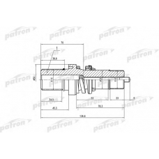 PDSV019 PATRON Приводной вал
