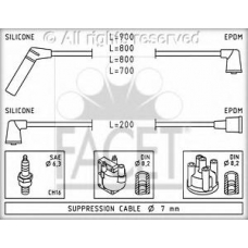 4.7238 FACET Комплект проводов зажигания