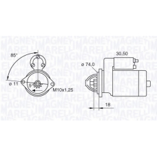 063280049010 MAGNETI MARELLI Стартер