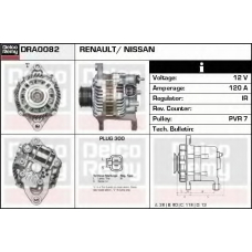 DRA0082 DELCO REMY Генератор