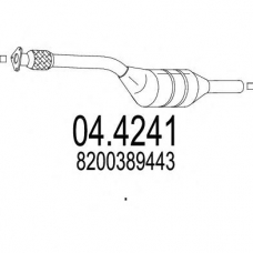 04.4241 MTS Катализатор