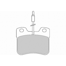 FD4175A NECTO Комплект тормозных колодок, дисковый тормоз