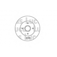 DF2706 TRW Тормозной диск