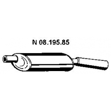 08.195.85 EBERSPACHER Глушитель выхлопных газов конечный