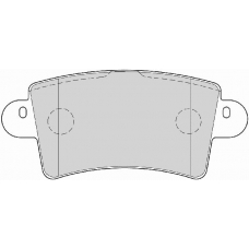 AVR106 ABEX Комплект тормозных колодок, дисковый тормоз