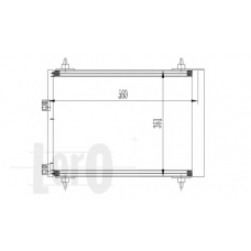 038-016-0007 LORO Конденсатор, кондиционер