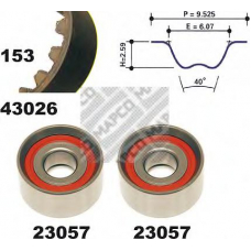 23026 MAPCO Комплект ремня грм
