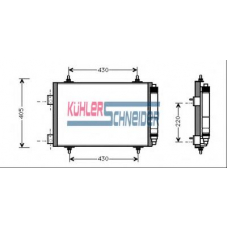 0720041 KUHLER SCHNEIDER Конденсатор, кондиционер