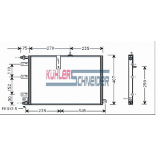 2020701 KUHLER SCHNEIDER Конденсатор, кондиционер