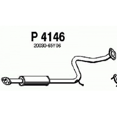 P4146 FENNO Средний глушитель выхлопных газов