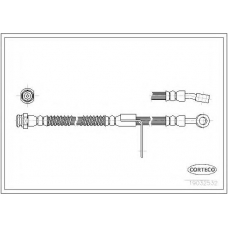 19032532 CORTECO Тормозной шланг