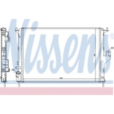 637612 NISSENS Радиатор, охлаждение двигателя
