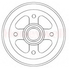 329246B BENDIX Тормозной барабан