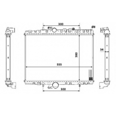 53941 NRF Радиатор, охлаждение двигателя