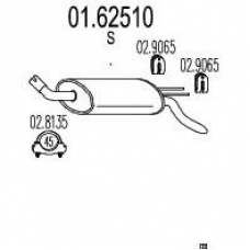 01.62510 MTS Глушитель выхлопных газов конечный