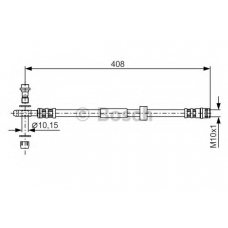 1 987 481 323 BOSCH Тормозной шланг