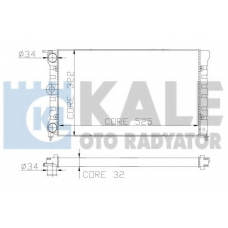 139200 KALE OTO RADYATOR Радиатор, охлаждение двигателя