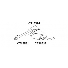 CT15531 VENEPORTE Труба выхлопного газа