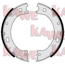 09050 KAWE Комплект тормозных колодок, стояночная тормозная с