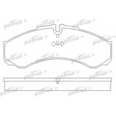 PBP1102 PATRON Комплект тормозных колодок, дисковый тормоз
