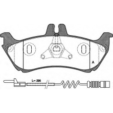 BPA0698.11 OPEN PARTS Комплект тормозных колодок, дисковый тормоз