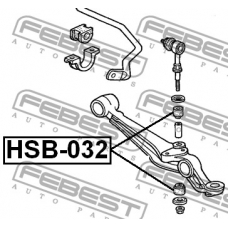 HSB-032 FEBEST Опора, стабилизатор