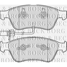 BBP2111 BORG & BECK Комплект тормозных колодок, дисковый тормоз