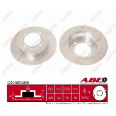 C40503ABE ABE Тормозной диск